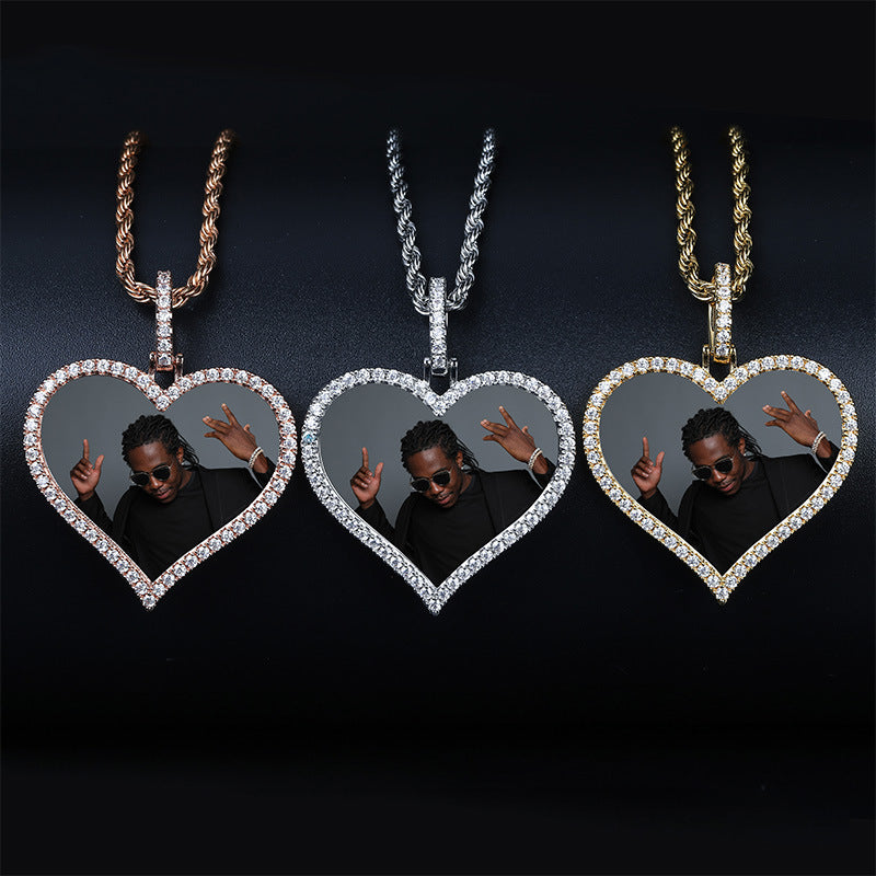 Photos Custom Love Shapes Pendant Necklace